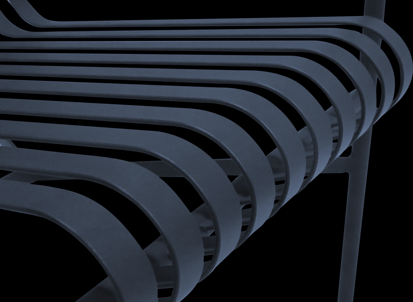 Outdoor Ischia Blue Accent Chair - Thumbnail - Image 7