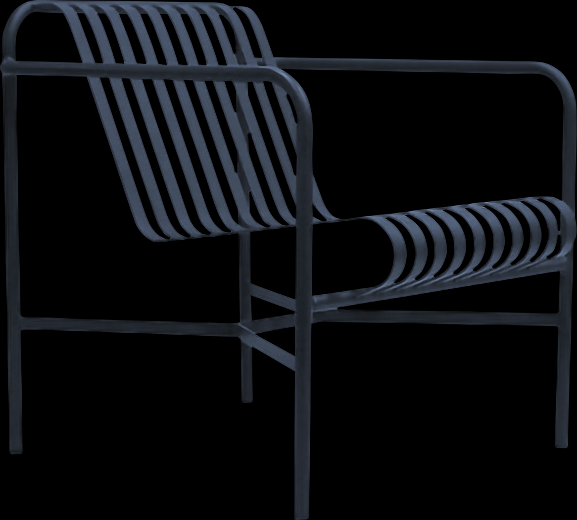 Outdoor Ischia Blue Accent Chair - Thumbnail - Image 1