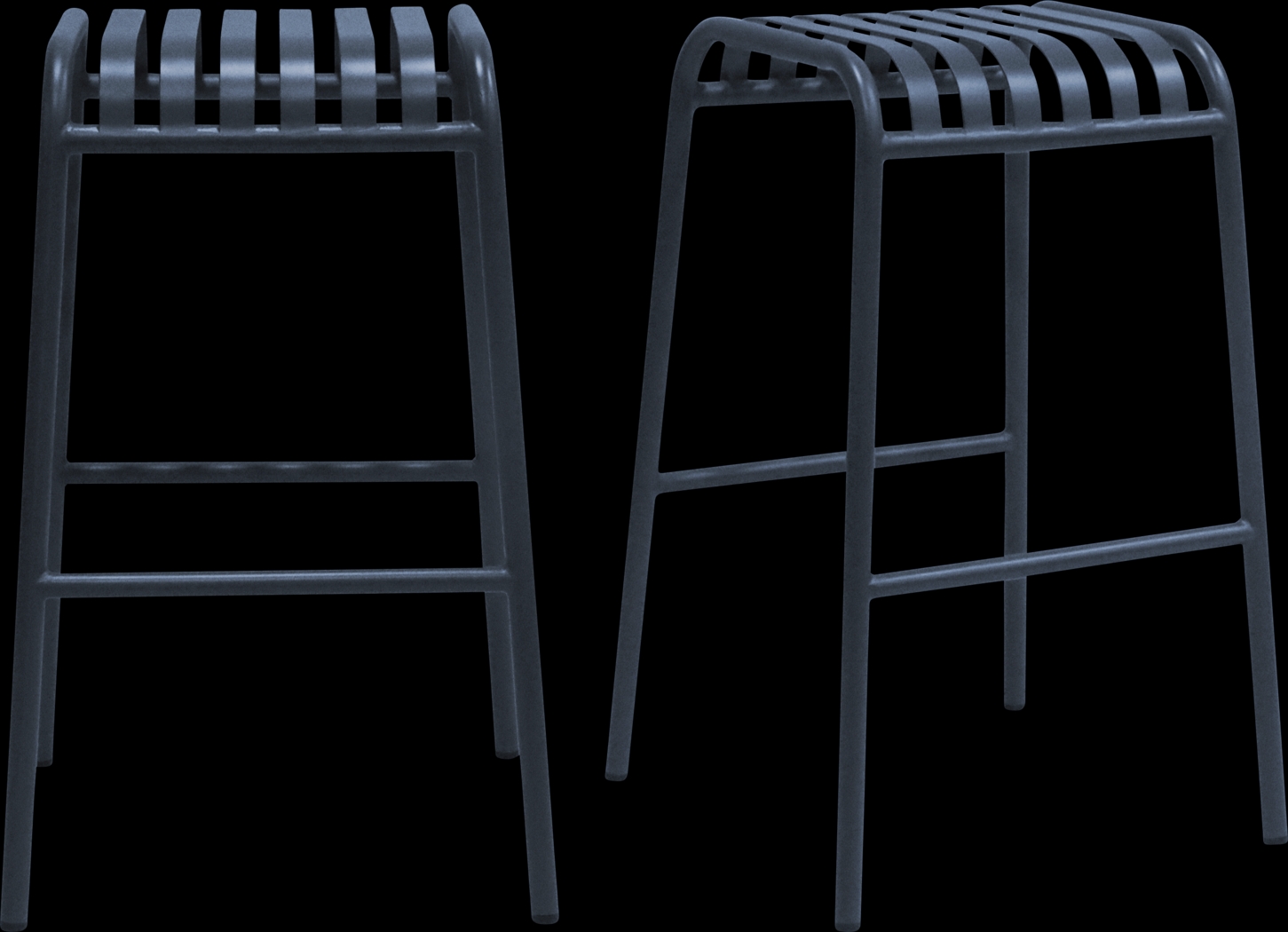 Outdoor Ischia Blue Barstool - Thumbnail - Image 8