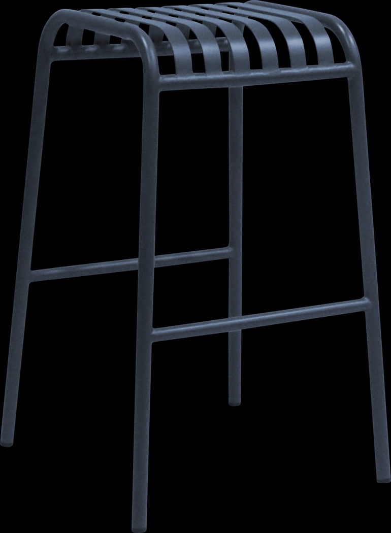 Outdoor Ischia Blue Barstool - Thumbnail - Image 1