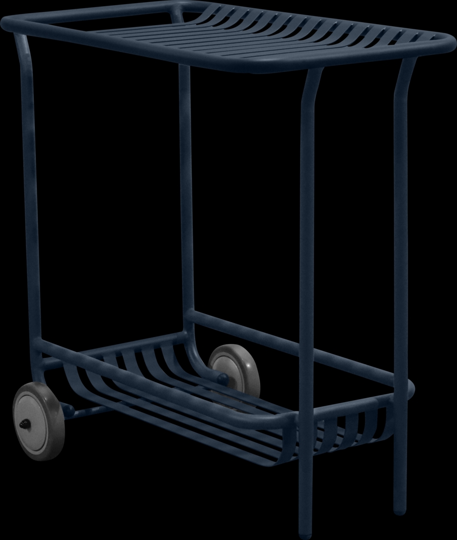 Outdoor Ischia Blue Cart - Thumbnail - Image 5