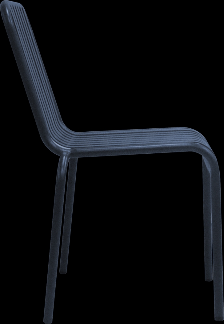 Outdoor Ischia Blue Side Chair - Thumbnail - Image 6