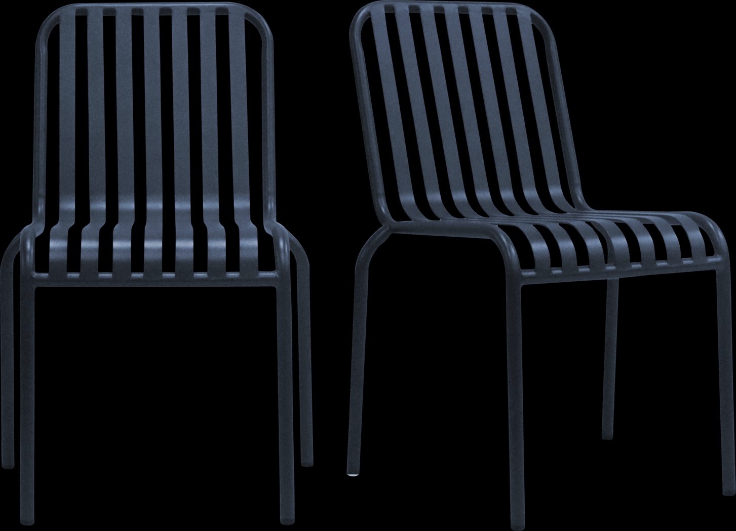 Outdoor Ischia Blue Side Chair - Thumbnail - Image 9