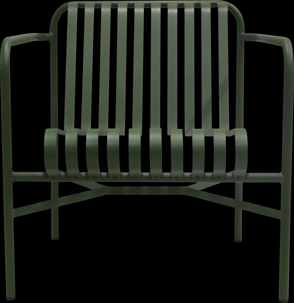 Outdoor Ischia Green Accent Chair - Thumbnail - Image 4