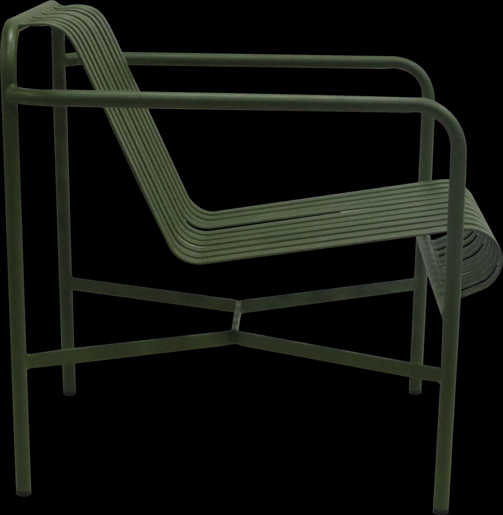 Outdoor Ischia Green Accent Chair - Thumbnail - Image 5