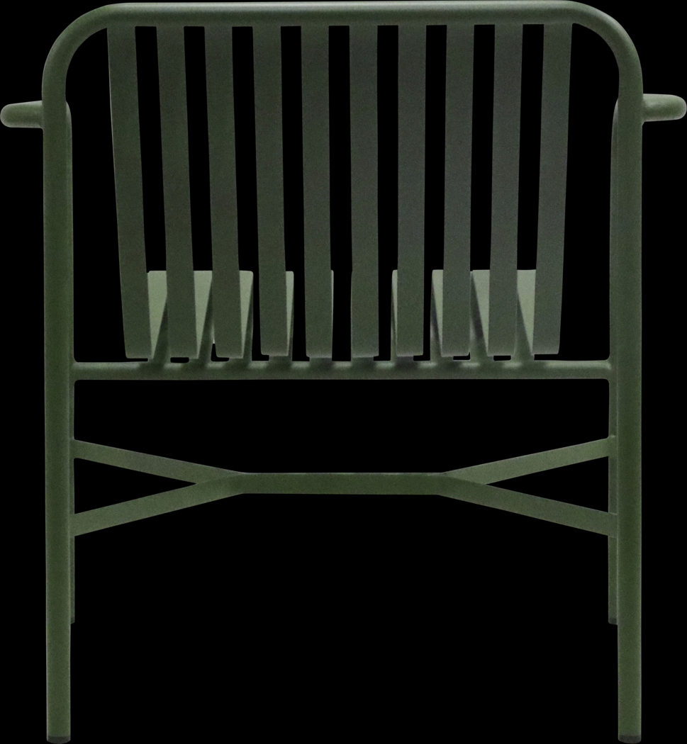 Outdoor Ischia Green Accent Chair - Thumbnail - Image 7