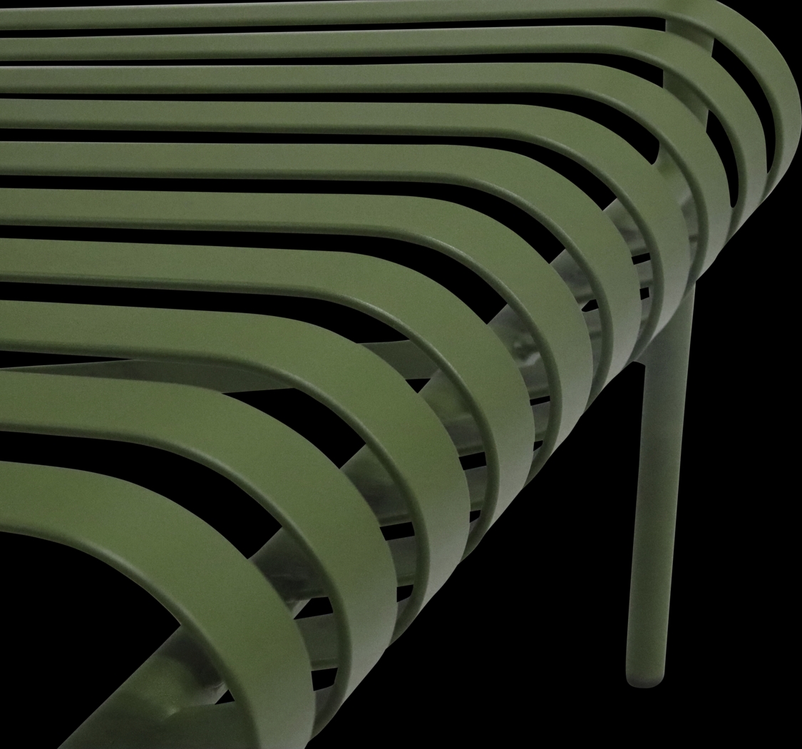 Outdoor Ischia Green Accent Chair - Thumbnail - Image 8