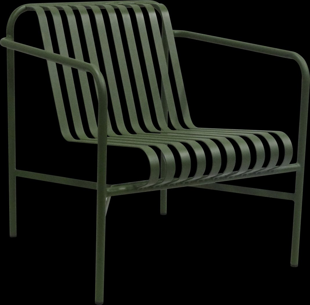 Outdoor Ischia Green Accent Chair - Thumbnail - Image 1