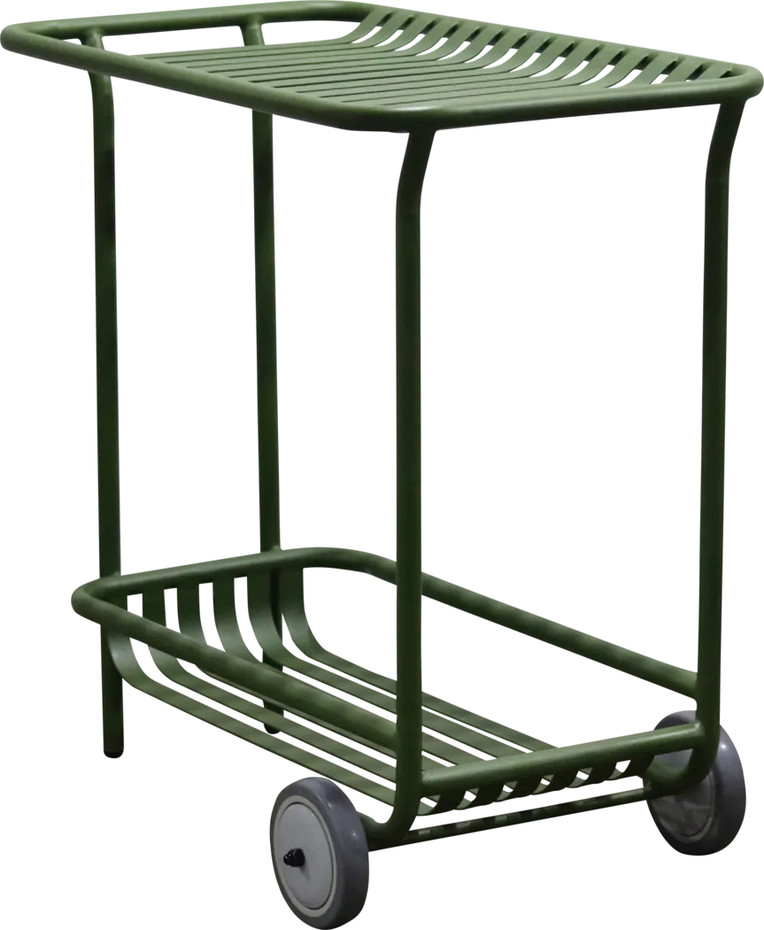 Outdoor Ischia Green Cart - Thumbnail - Image 4