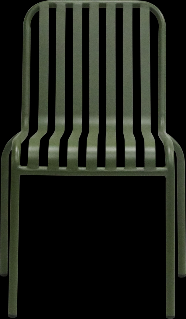 Outdoor Ischia Green Side Chair - Thumbnail - Image 5