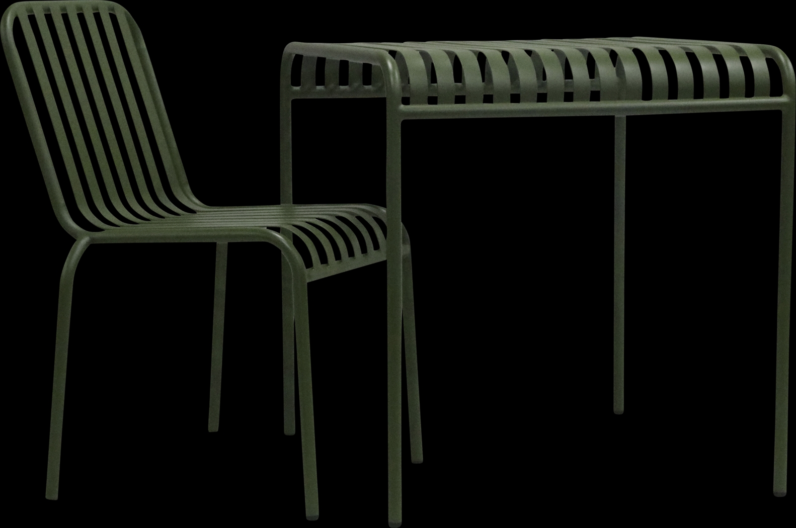 Outdoor Ischia Green Dining Table - Thumbnail - Image 7