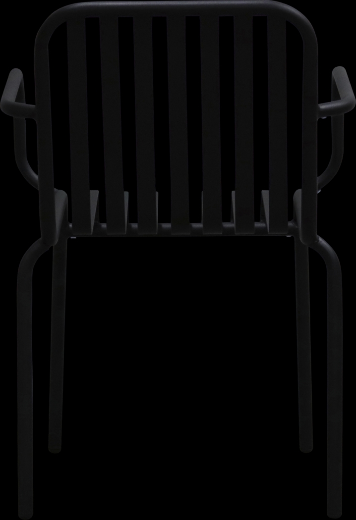 Outdoor Ischia II Black Arm Chair, Set of 2 - Thumbnail - Image 7