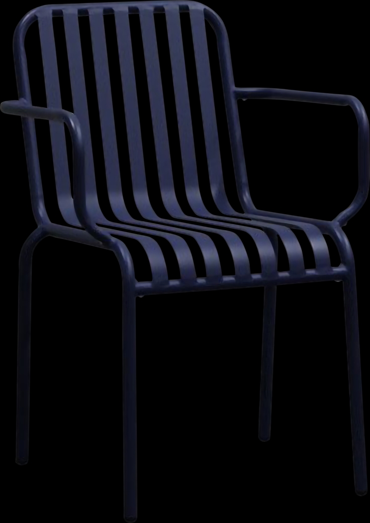 Outdoor Ischia II Blue Arm Chair, Set of 2 - Thumbnail - Image 4