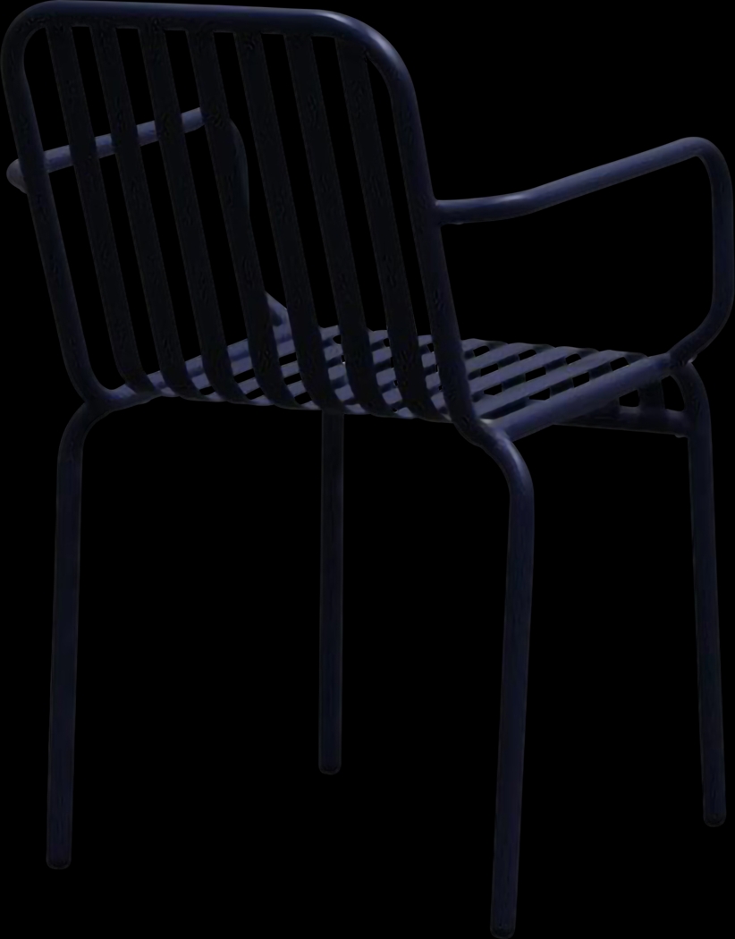 Outdoor Ischia II Blue Arm Chair, Set of 2 - Thumbnail - Image 6