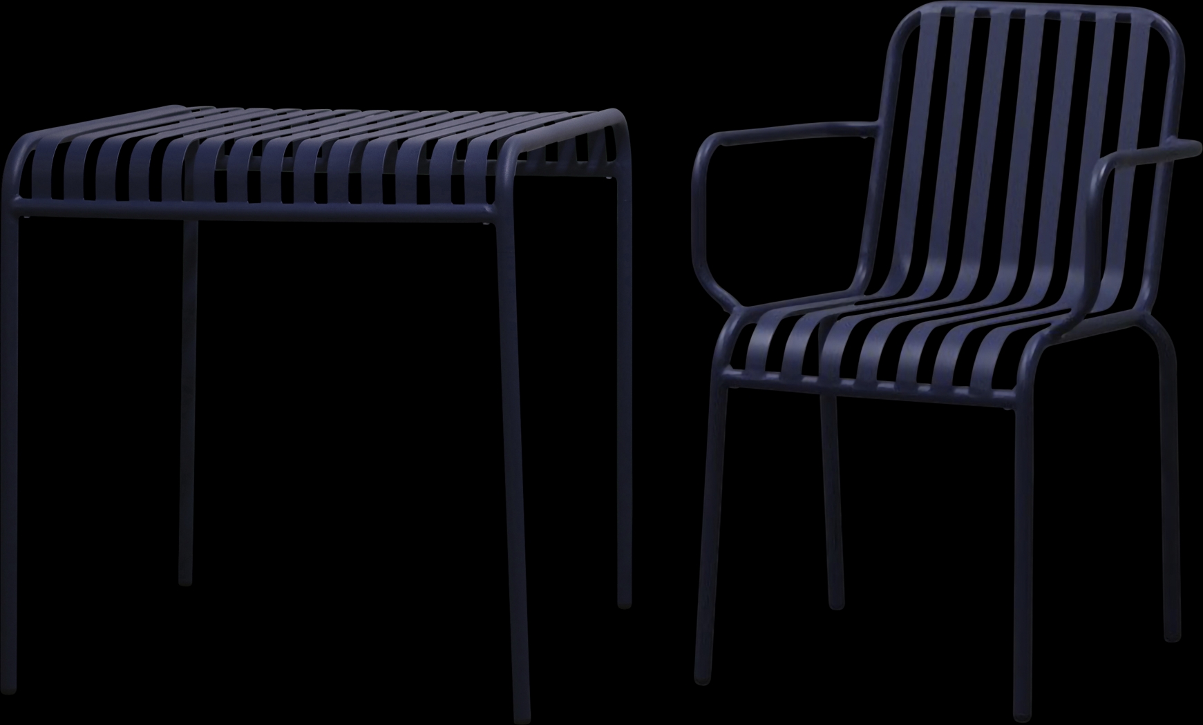 Outdoor Ischia II Blue Arm Chair, Set of 2 - Thumbnail - Image 8