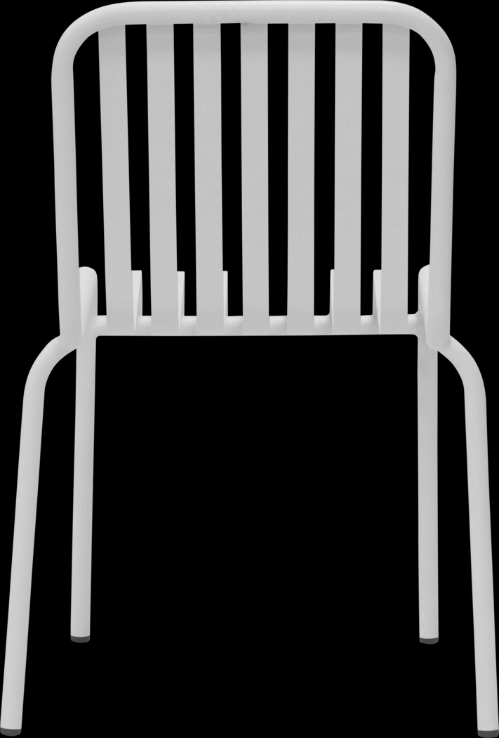 Outdoor Ischia White Side Chair, Set of 2 - Thumbnail - Image 7