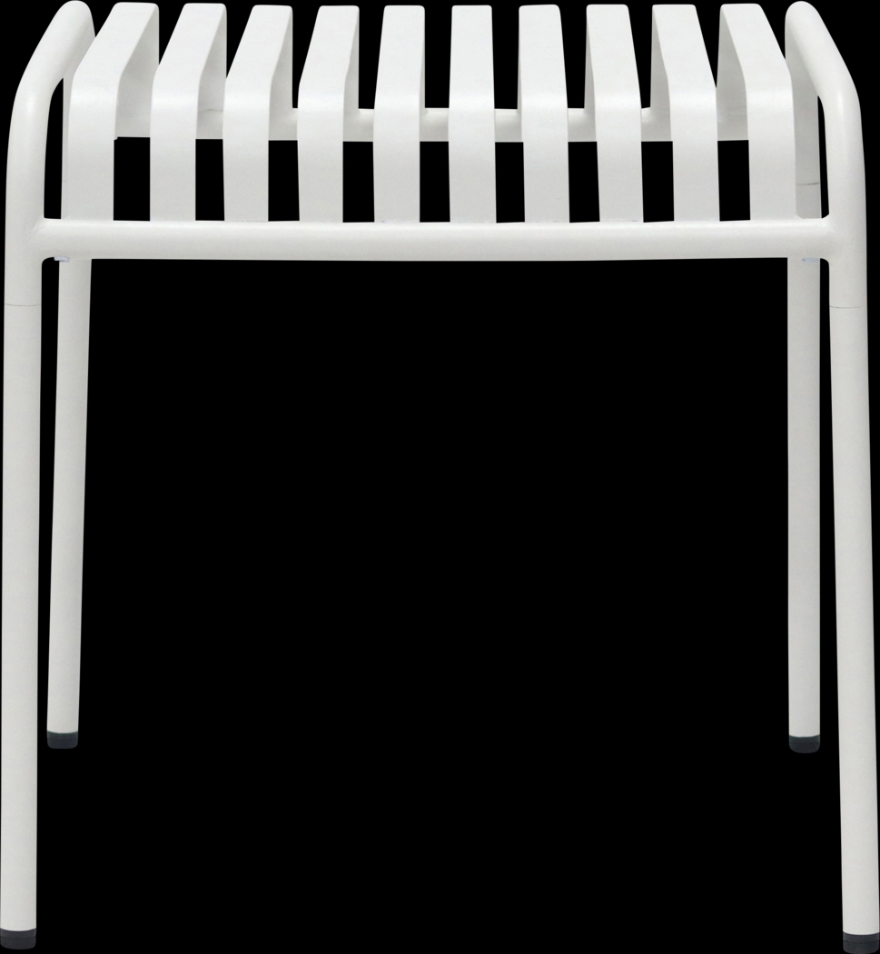 Outdoor Ischia White End Table - Thumbnail - Image 2