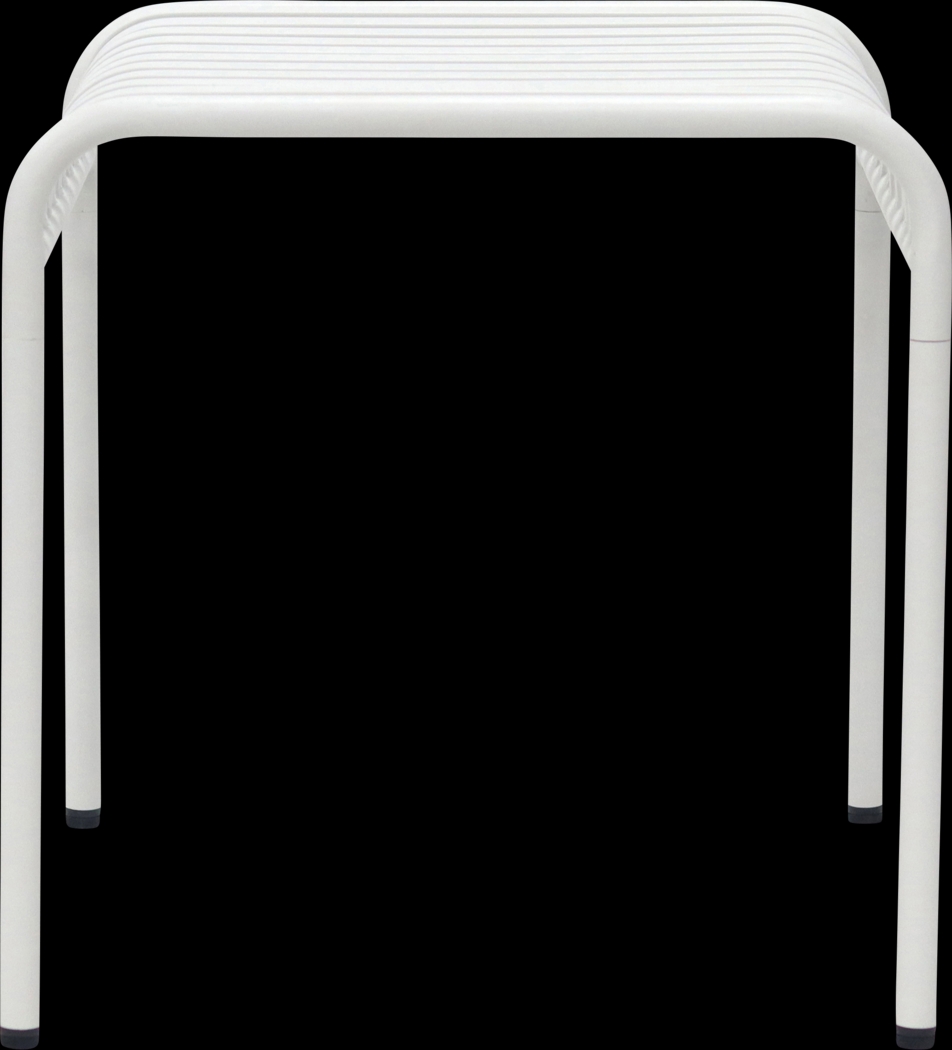 Outdoor Ischia White End Table - Thumbnail - Image 3