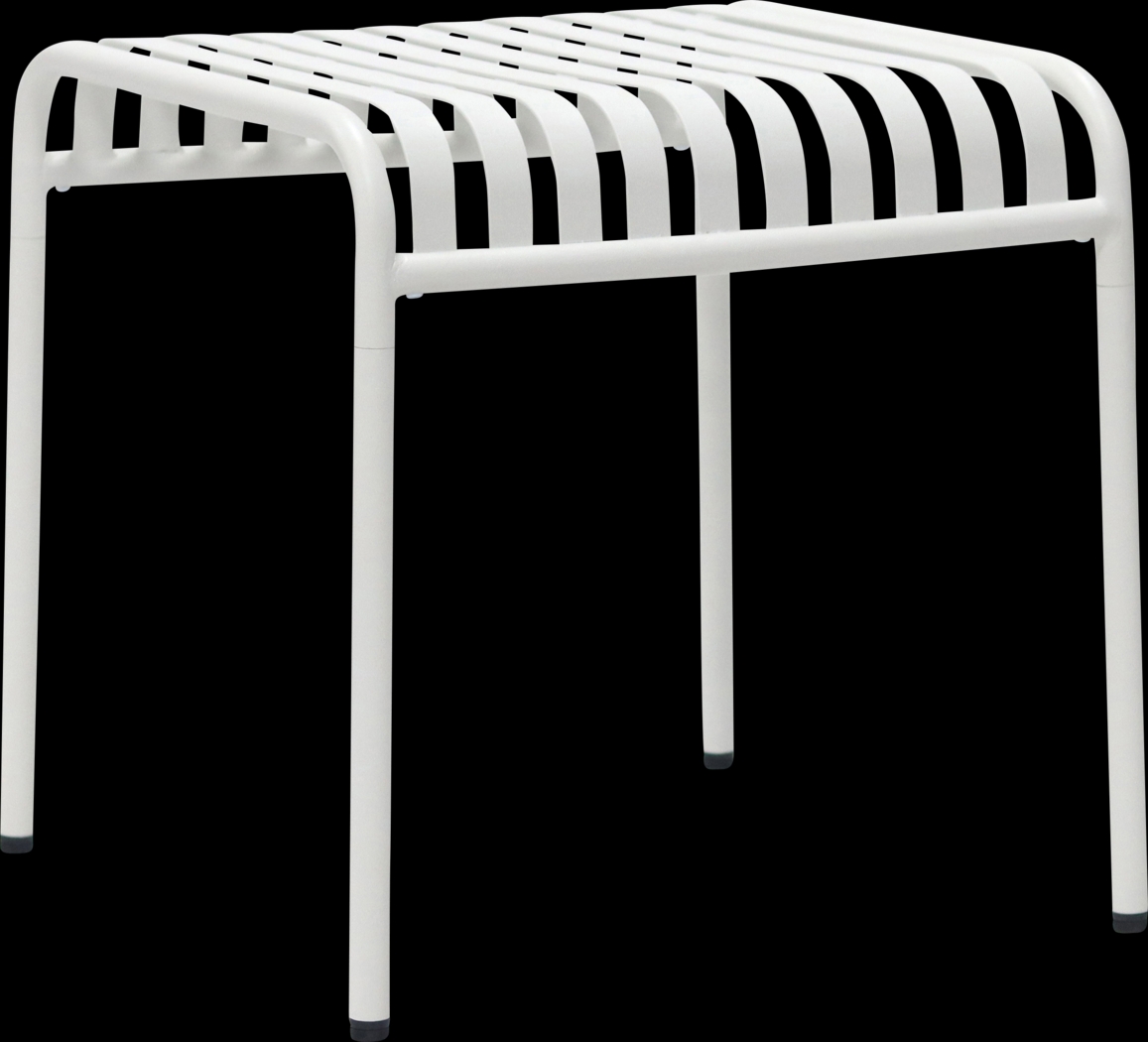 Outdoor Ischia White End Table - Thumbnail - Image 1