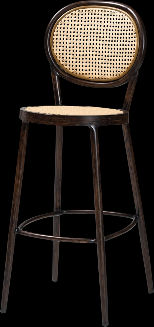 Outdoor Ivanel Brown Bar Stool - Thumbnail - Image 1