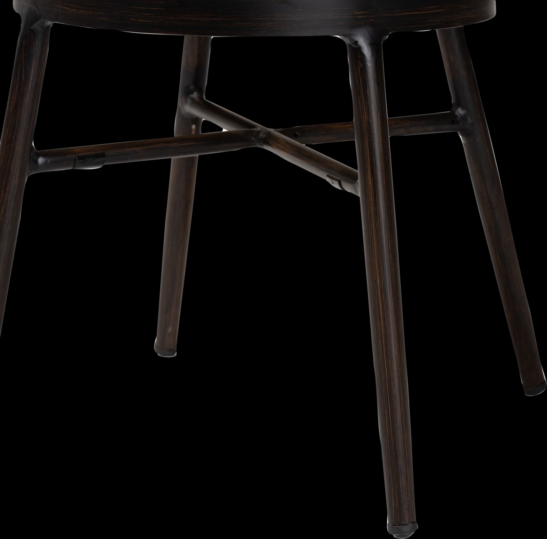 Outdoor Ivanel Brown Side Chair, Set of 2 - Thumbnail - Image 7