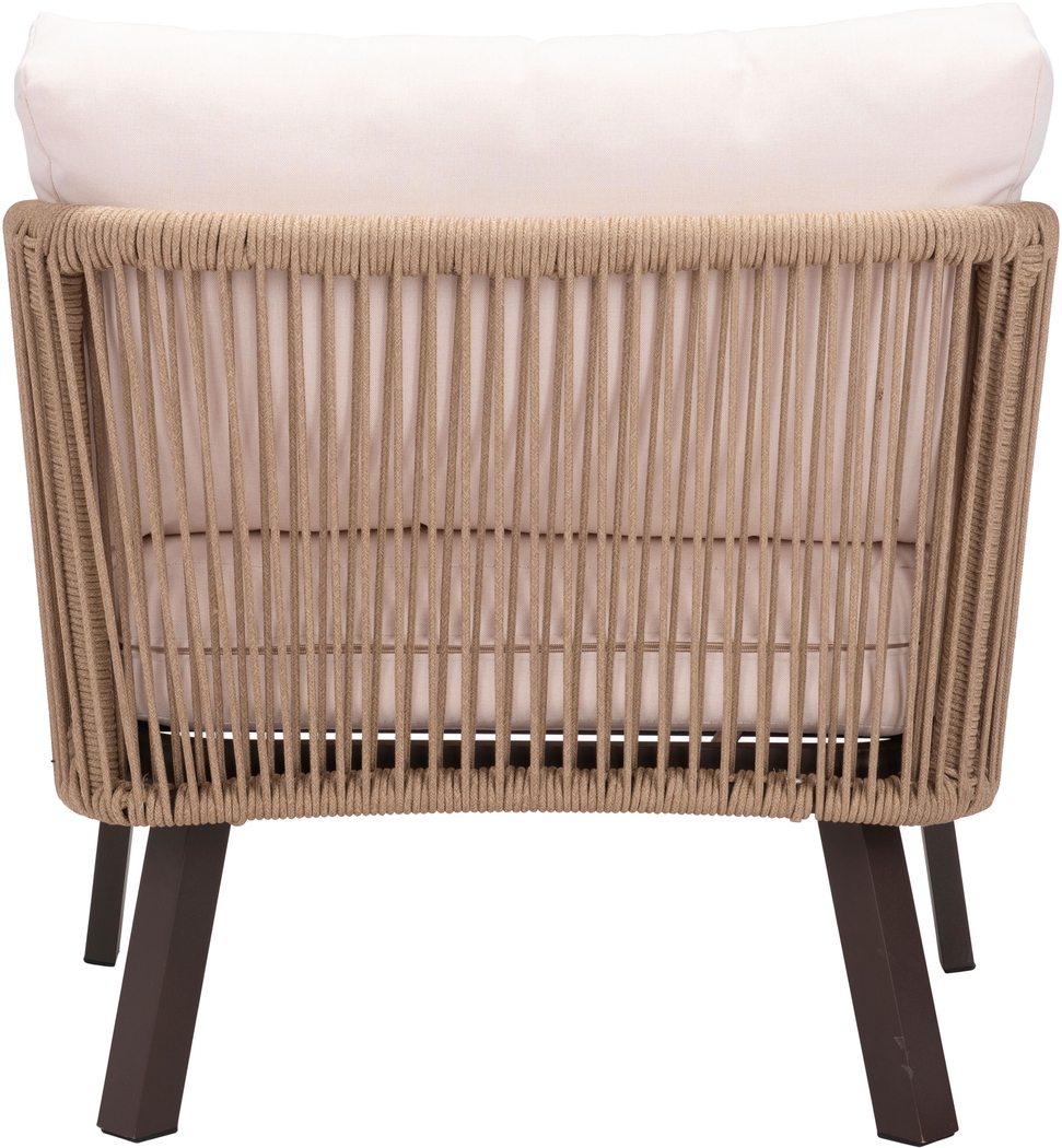 Outdoor Jetero Brown Accent Chair - Thumbnail - Image 8
