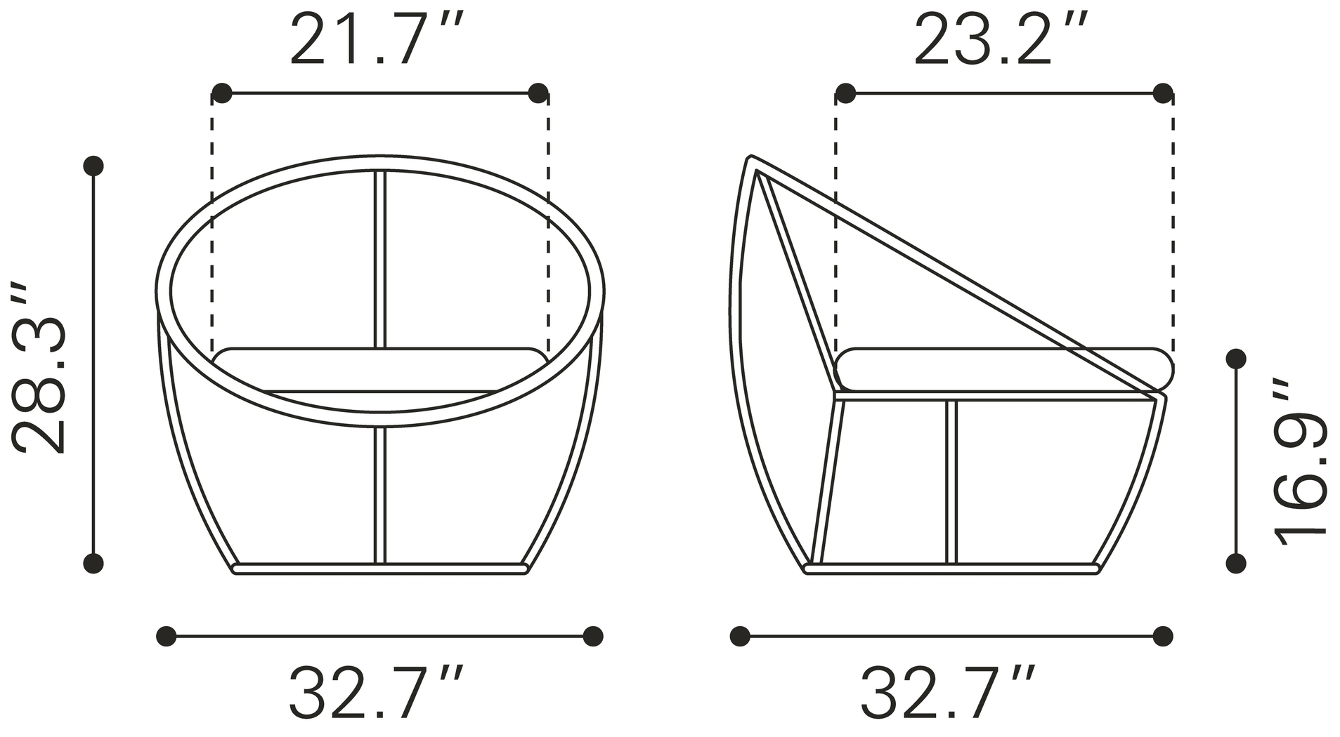 Outdoor Jumada Brown Accent Chair - Thumbnail - Image 14