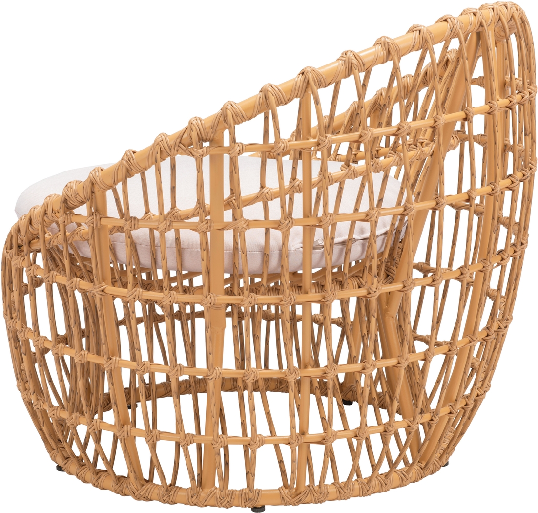 Outdoor Jumada Brown Accent Chair - Thumbnail - Image 4