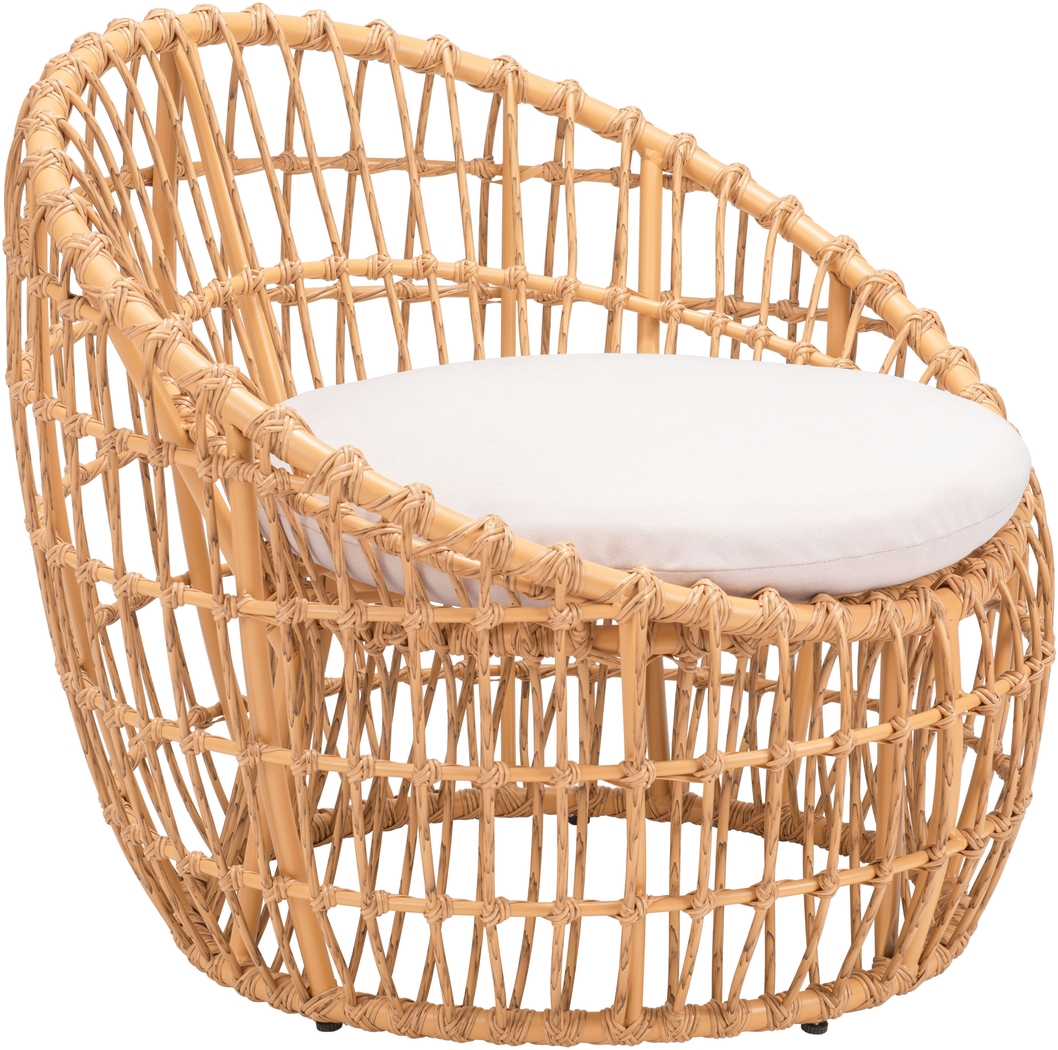 Outdoor Jumada Brown Accent Chair - Thumbnail - Image 5