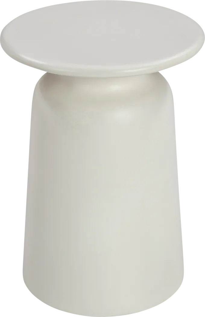 Outdoor Kante White Accent Table - Thumbnail - Image 3