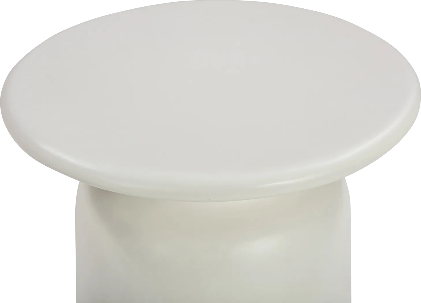Outdoor Kante White Accent Table - Thumbnail - Image 4