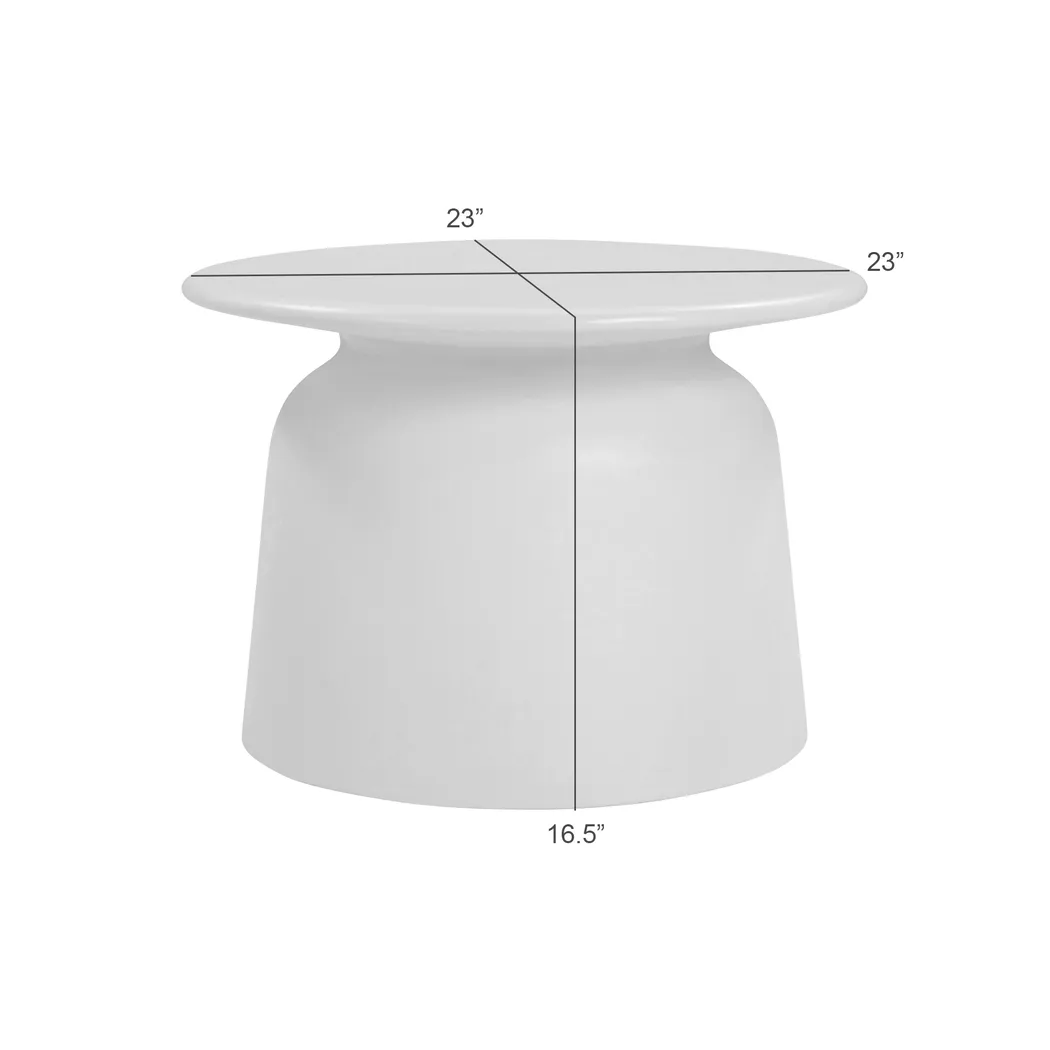 Outdoor Kante White Cocktail Table - Thumbnail - Image 8