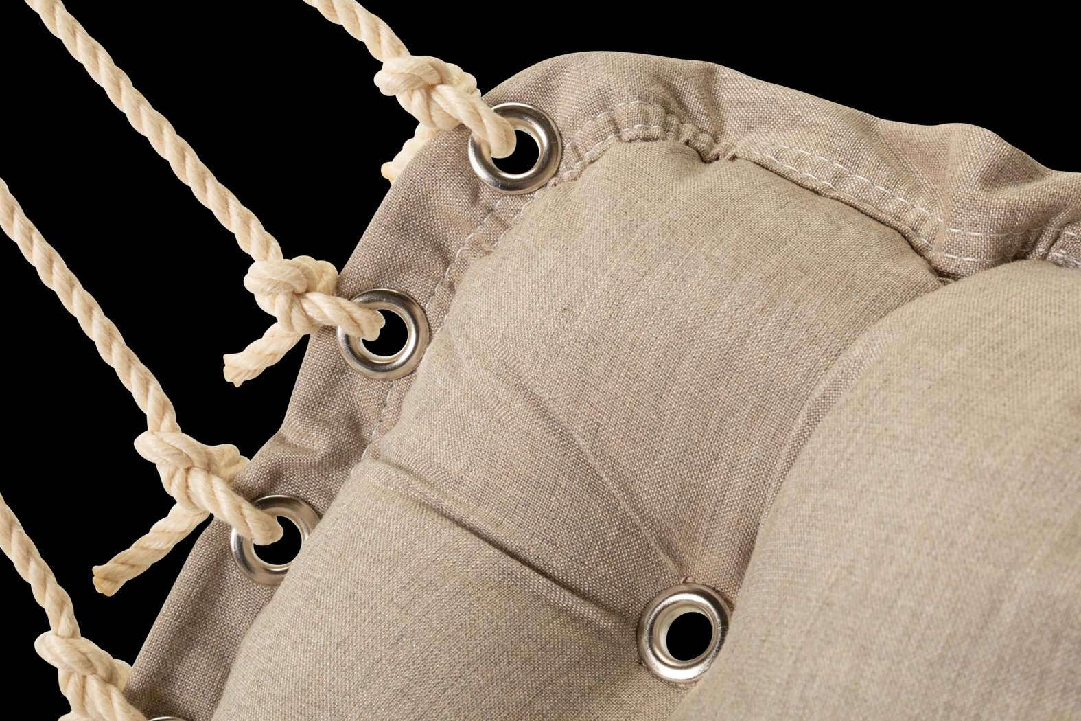 Outdoor Keone Beige Single Swing Hammock - Thumbnail - Image 5