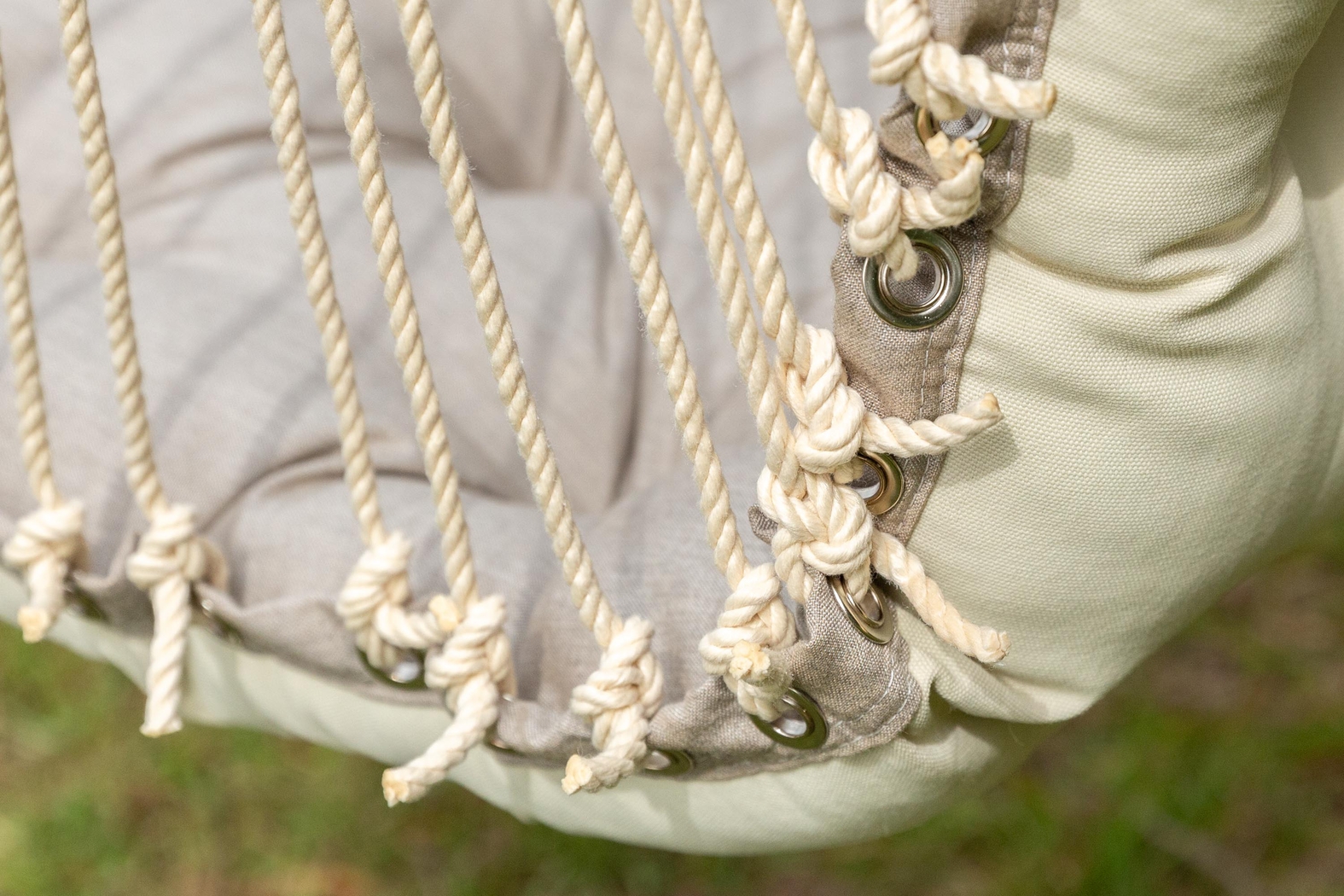 Outdoor Keone Beige Single Swing Hammock - Thumbnail - Image 6