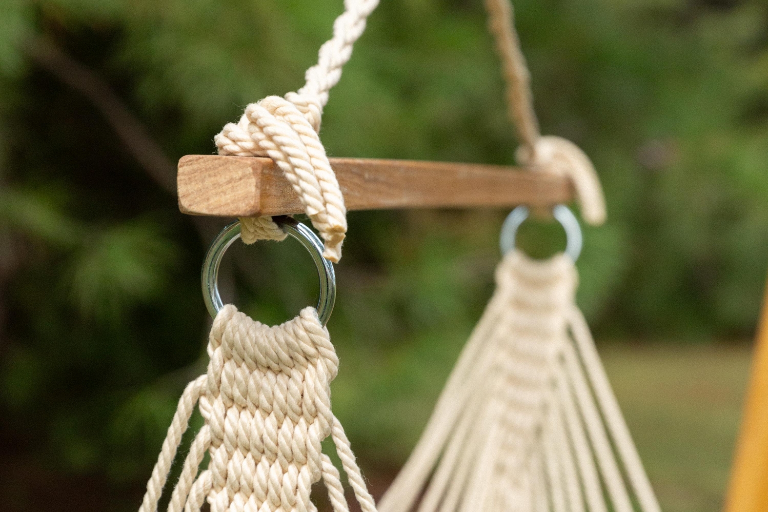 Outdoor Keone Beige Single Swing Hammock - Thumbnail - Image 9