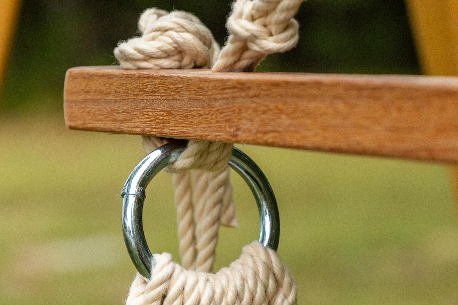 Outdoor Keone Gray Single Swing Hammock - Thumbnail - Image 8