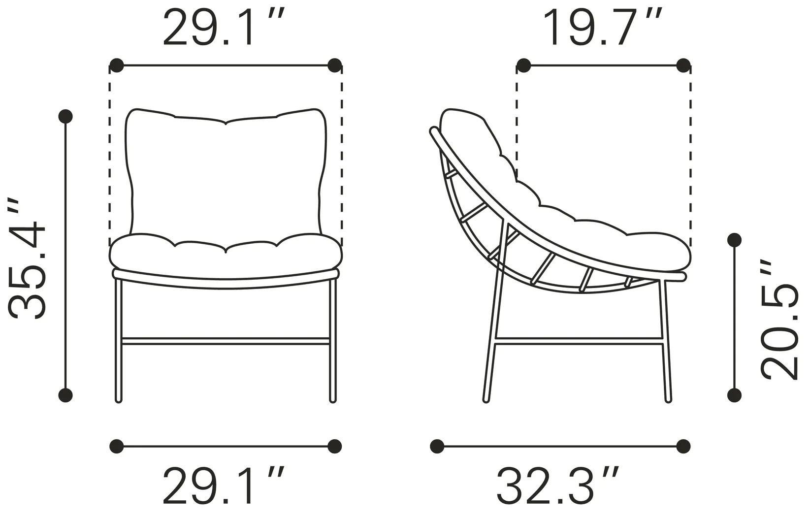 Outdoor Kirkglade Brown Accent Chair - Thumbnail - Image 15