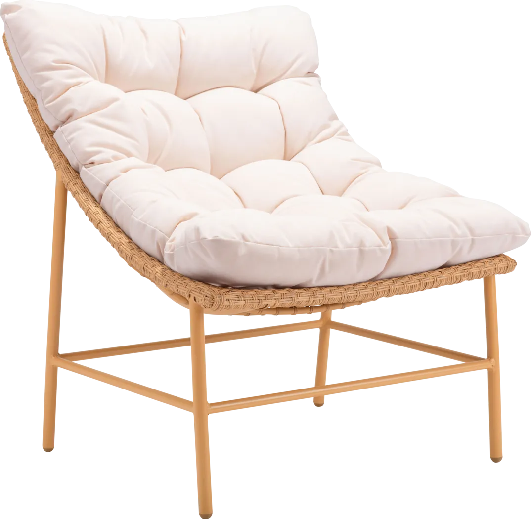 Outdoor Kirkglade Brown Accent Chair - Thumbnail - Image 1