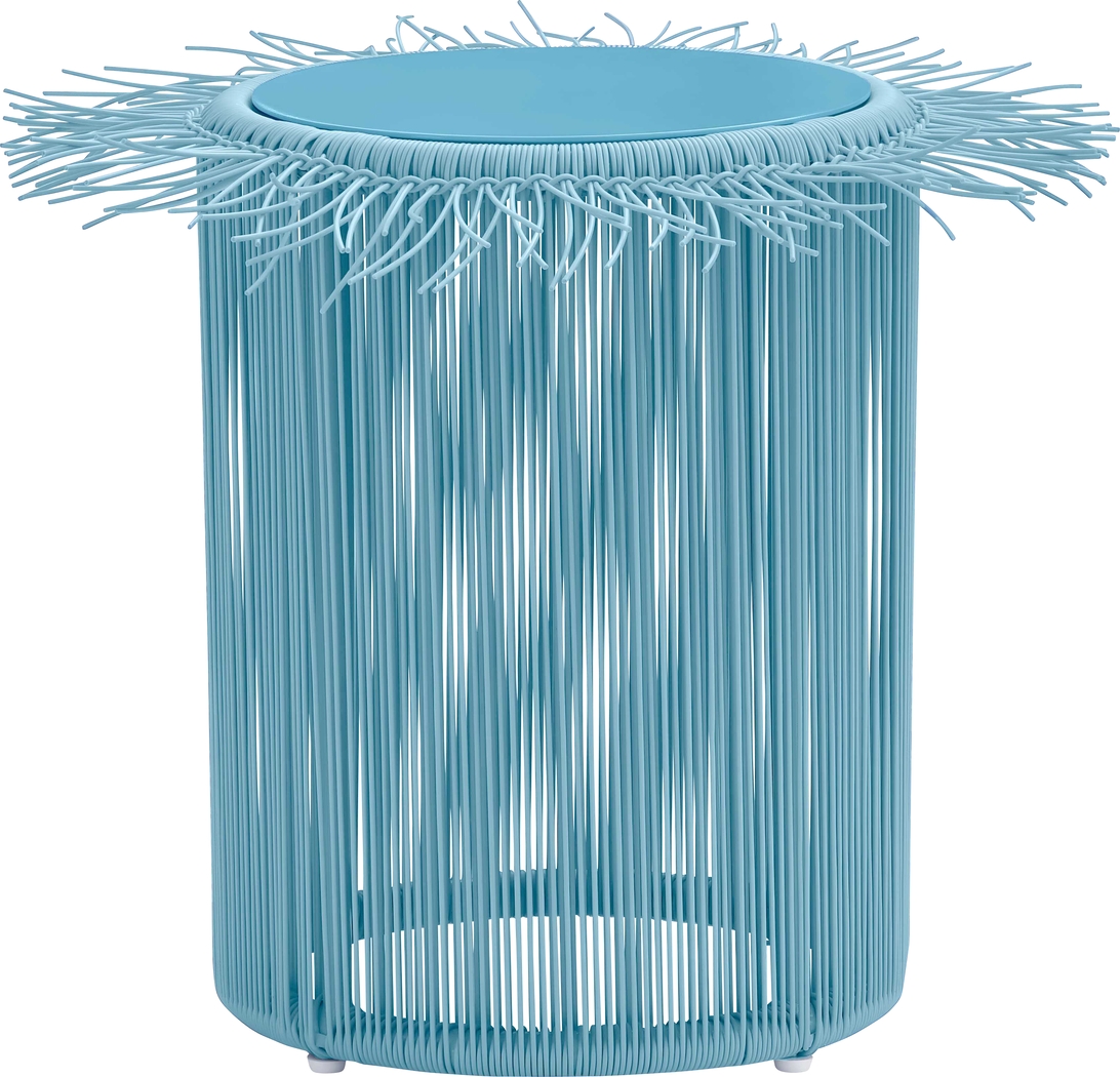 Outdoor Krouse Blue End Table - Thumbnail - Image 1