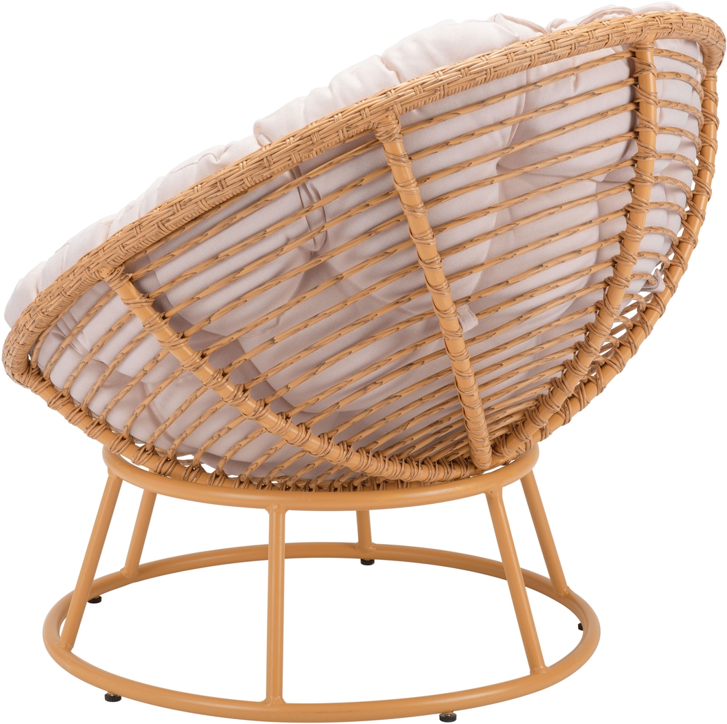 Outdoor Lanibeth Brown Accent Chair - Thumbnail - Image 4