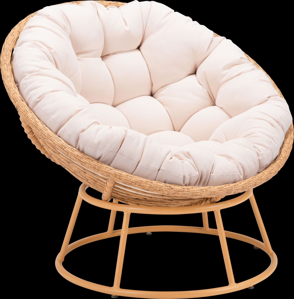 Outdoor Lanibeth Brown Accent Chair - Thumbnail - Image 1