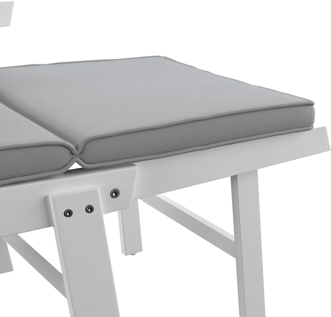 Outdoor Larabee White Loveseat - Image 5