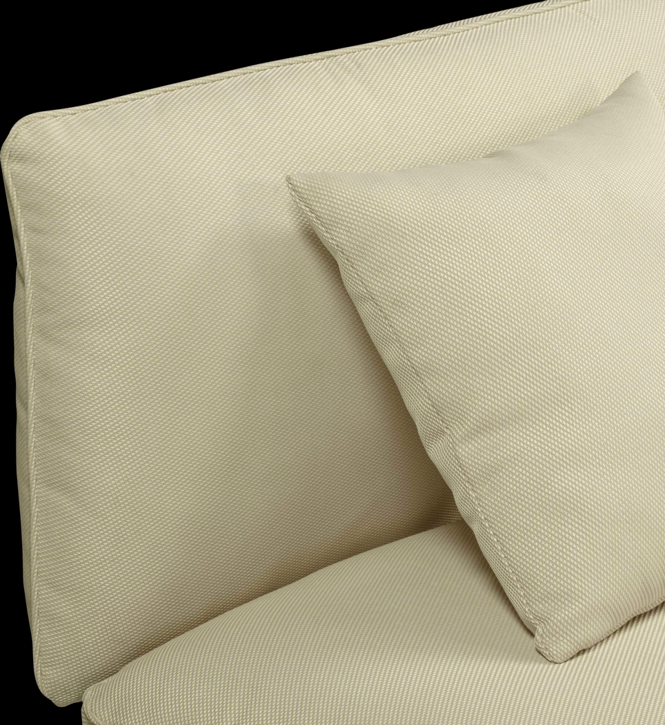 Outdoor Laurine Beige Loveseat - Thumbnail - Image 5