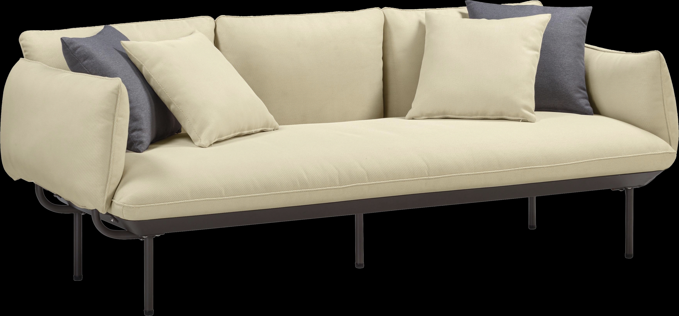 Outdoor Laurine Beige Sofa - Thumbnail - Image 3