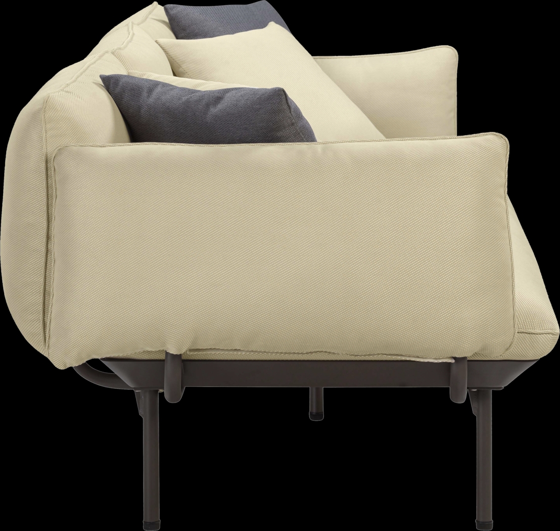 Outdoor Laurine Beige Sofa - Thumbnail - Image 4