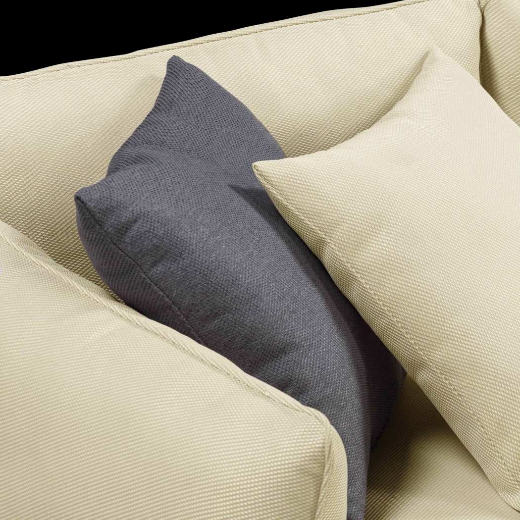 Outdoor Laurine Beige Sofa - Thumbnail - Image 5