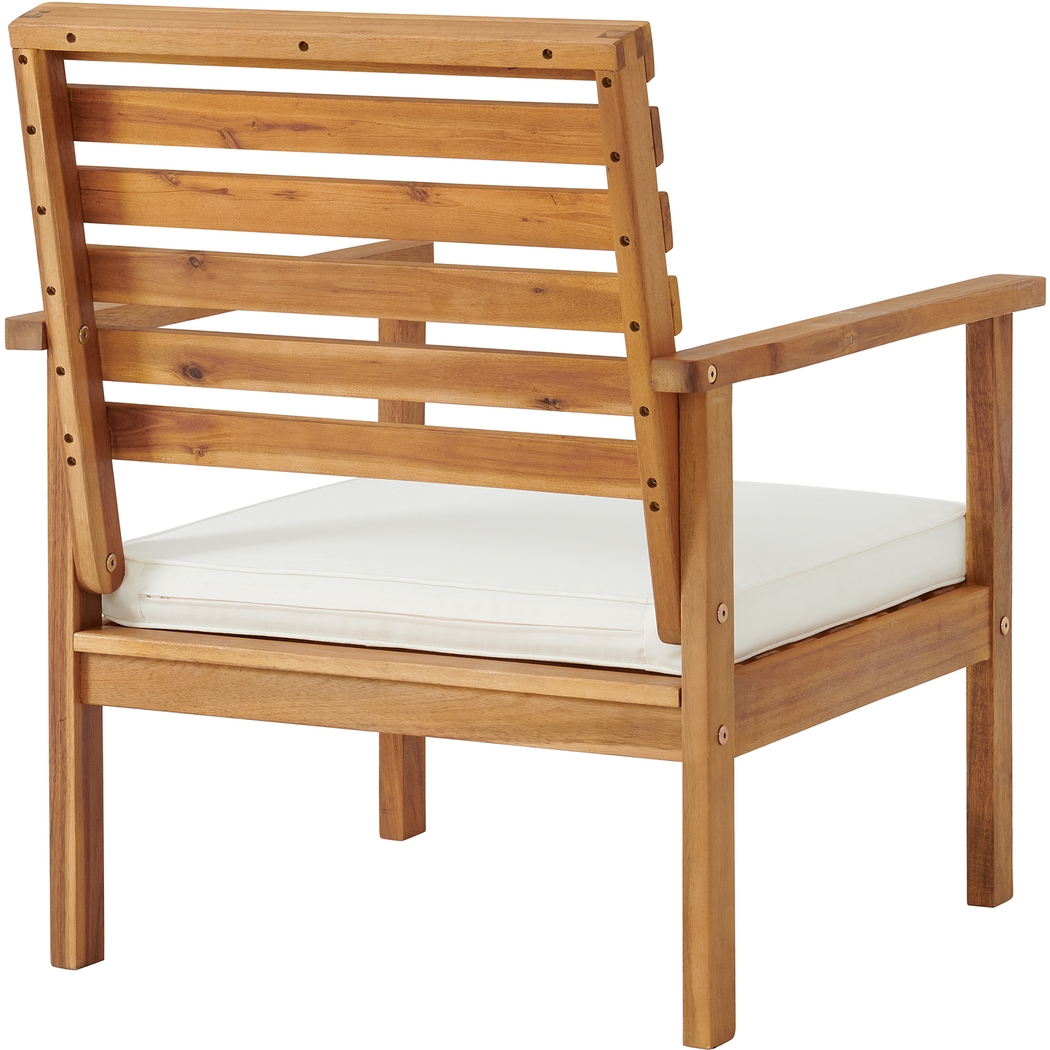 Outdoor Laverkin Brown Dining Chair, Set of 2 - Thumbnail - Image 3