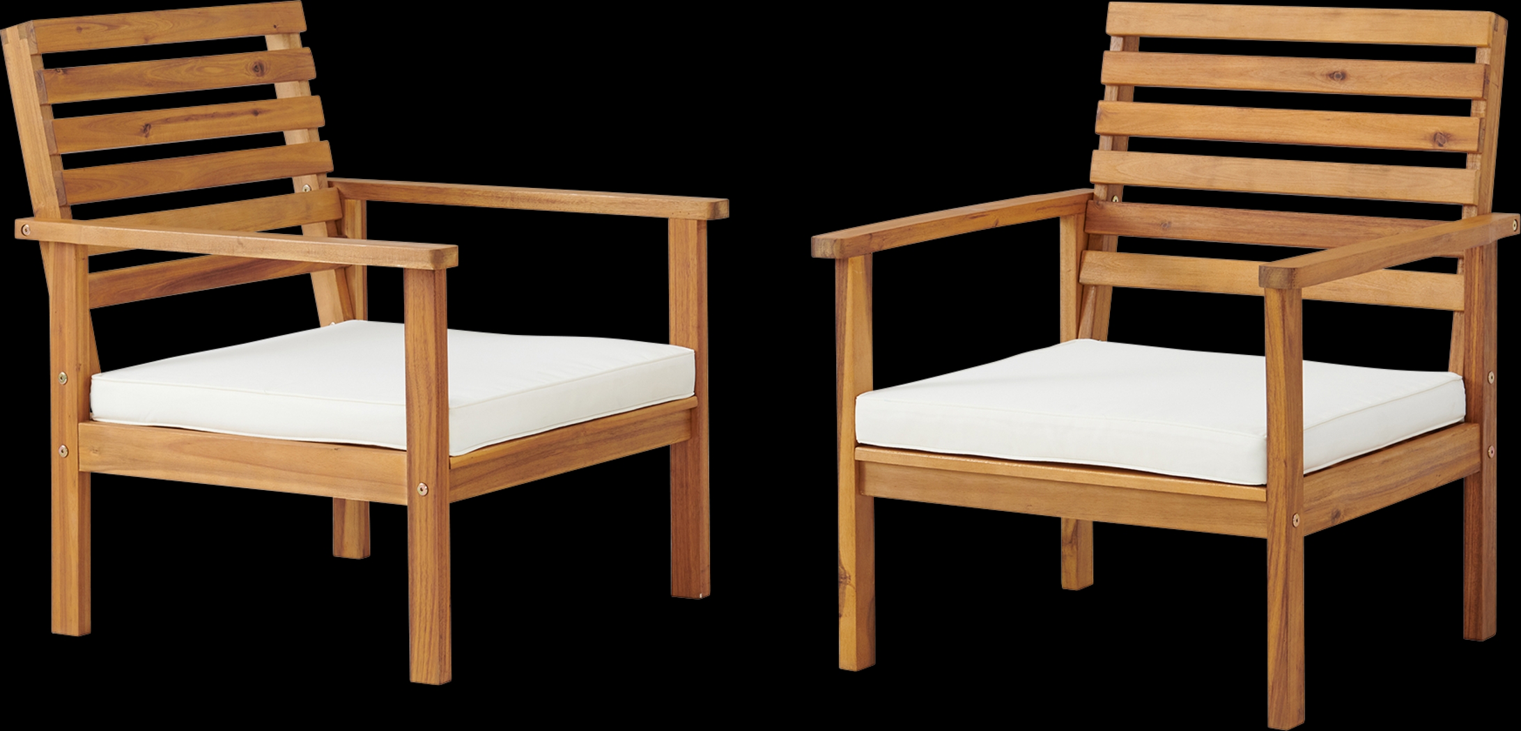 Outdoor Laverkin Brown Dining Chair, Set of 2 - Thumbnail - Image 1