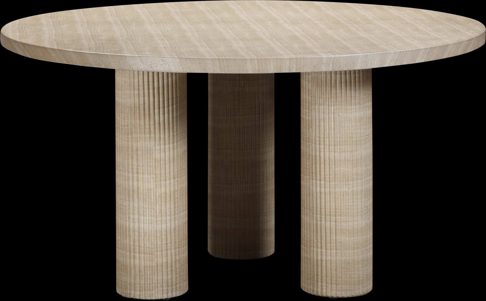 Outdoor Lawonna Natural Dining Table - Thumbnail - Image 3