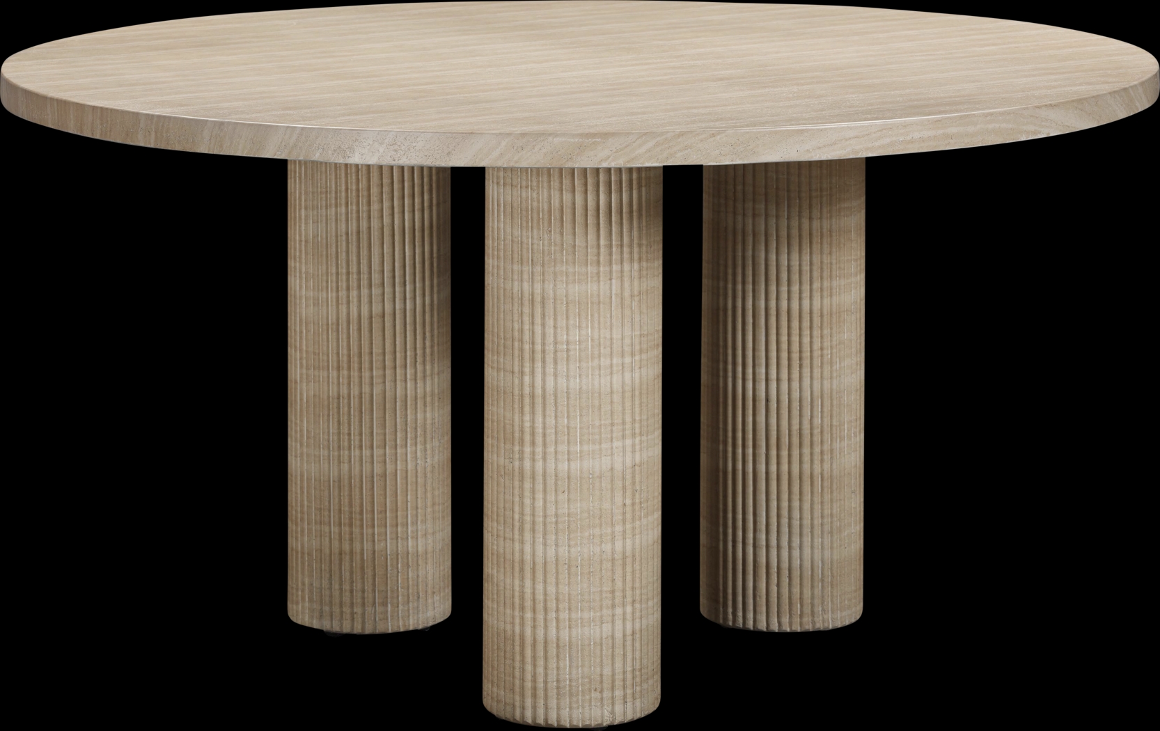 Outdoor Lawonna Natural Dining Table - Thumbnail - Image 4